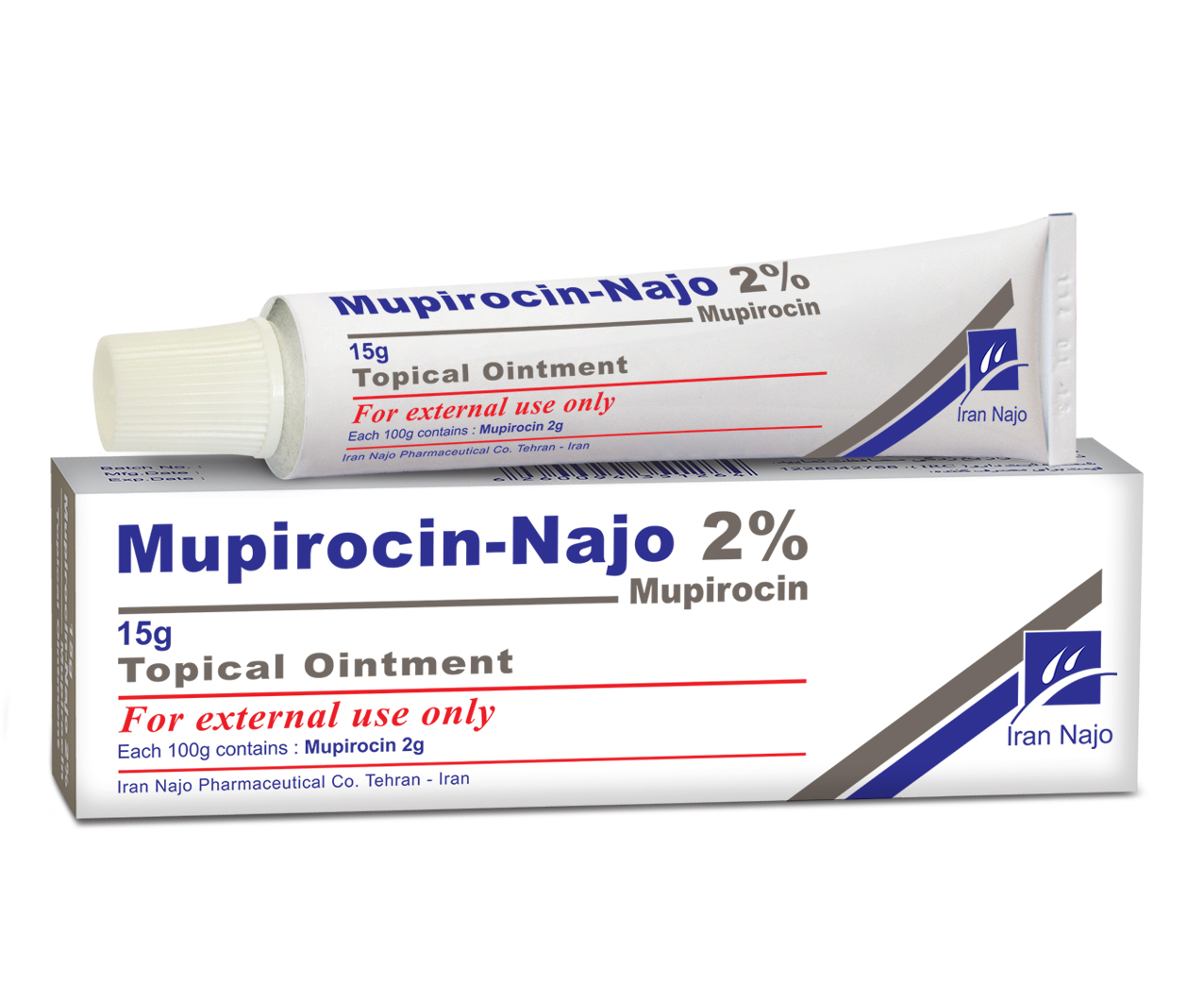 ۲. پماد موپیروسین (Mupirocin)