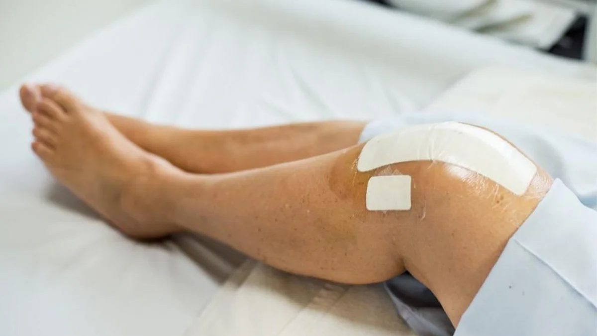 علائم هشداردهنده ورم پا بعد از عمل تعویض مفصل زانو
