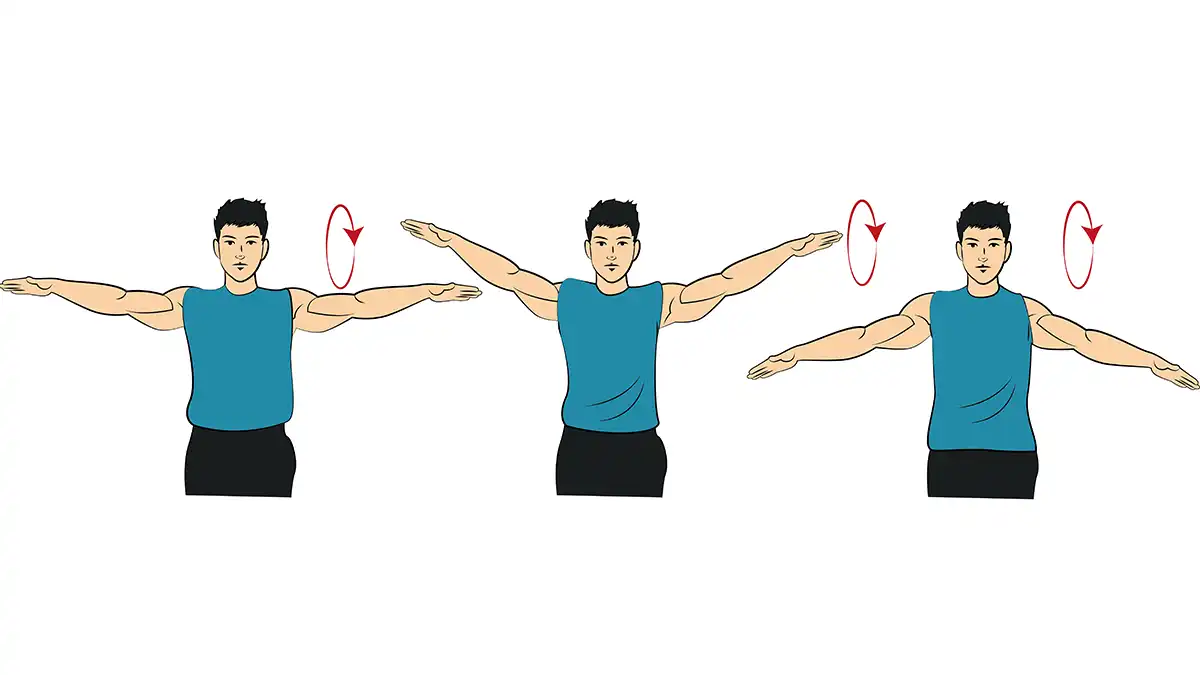 چرخش شانه (Shoulder circles)